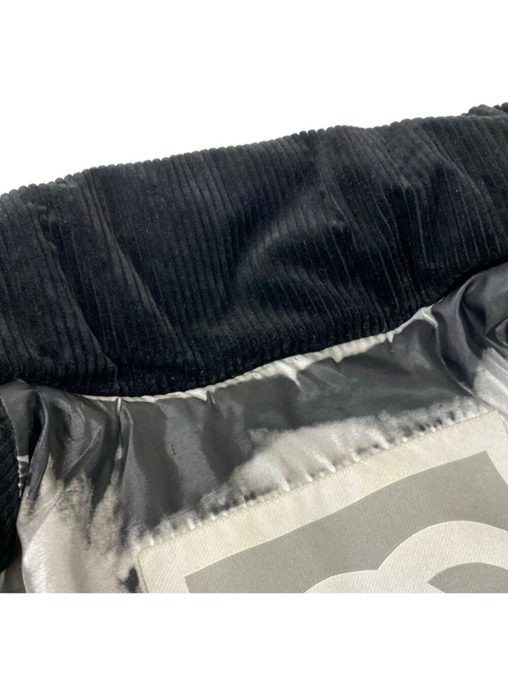 Chanel Jacket 38 M Black Long Sleeve Corduroy Identification Sports Line Winter - Picture 12 of 12